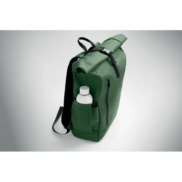 BANGKOK ROLL Rolltop laptop rucksack 600D Dark Green