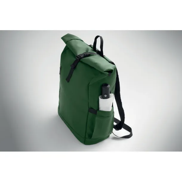 BANGKOK ROLL Rolltop laptop rucksack 600D Dark Green