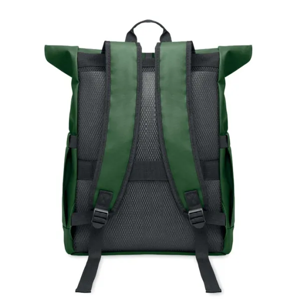 BANGKOK ROLL Roll-top ruksak za laptop od 600D materijala, 15" Dark Green