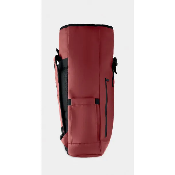BANGKOK ROLL Rolltop laptop rucksack 600D Burgundy