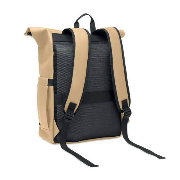 BANGKOK ROLL Rolltop laptop rucksack 600D khaki