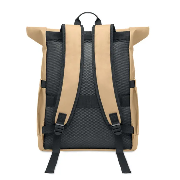 BANGKOK ROLL Roll-top ruksak za laptop od 600D materijala, 15" khaki