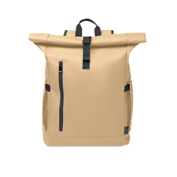 BANGKOK ROLL Roll-top ruksak za laptop od 600D materijala, 15" khaki