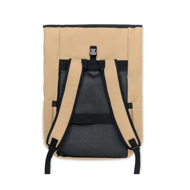 BANGKOK ROLL Rolltop laptop rucksack 600D khaki