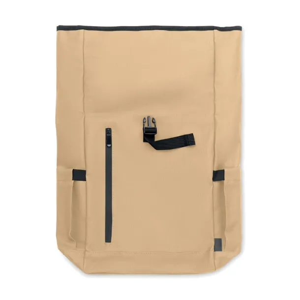 BANGKOK ROLL Rolltop laptop rucksack 600D khaki