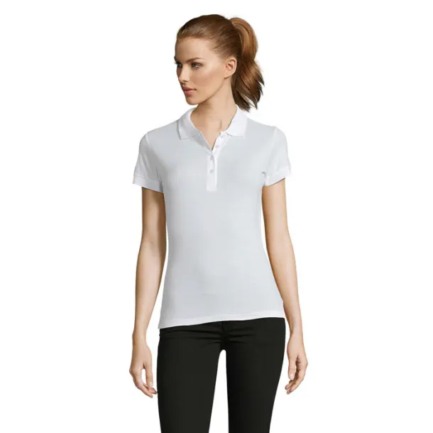 PASSION ženska polo majica - 170 g Bijela