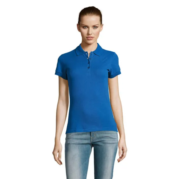 PASSION WOMEN POLO-170g Royal blue