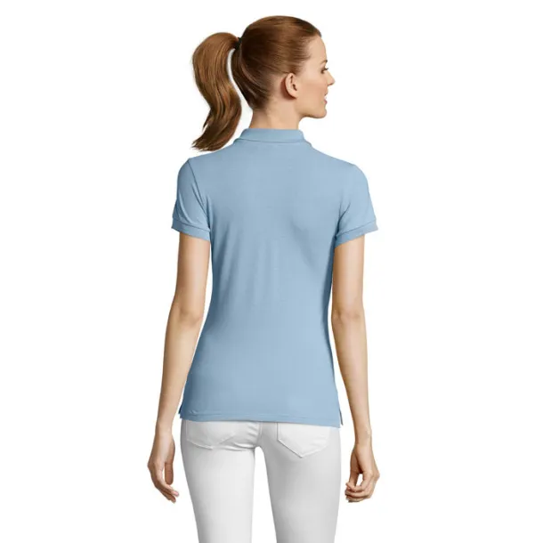 PASSION WOMEN POLO-170g Sky blue