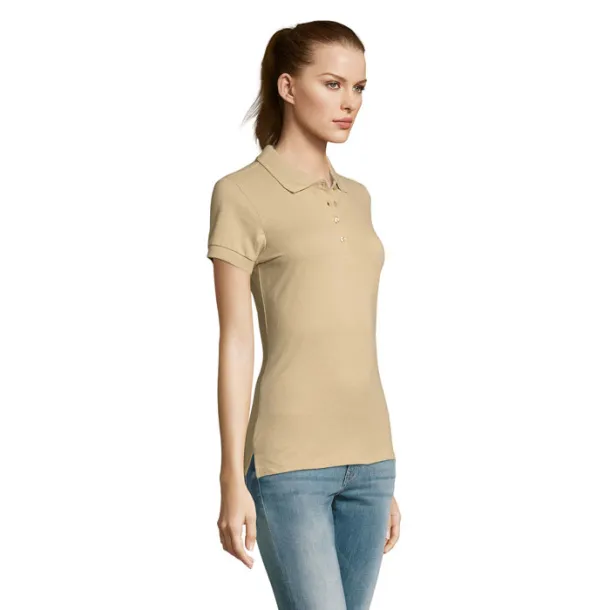 PASSION WOMEN POLO-170g Sand