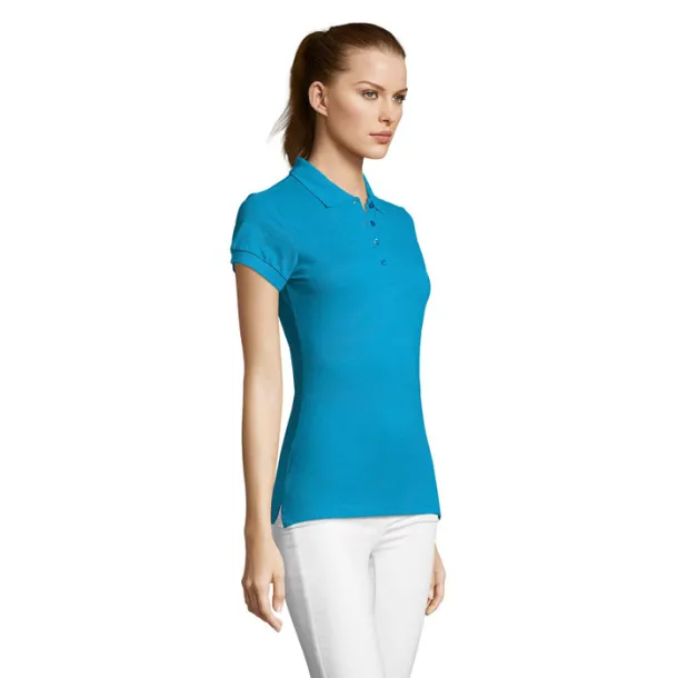 PASSION WOMEN POLO-170g Aqua