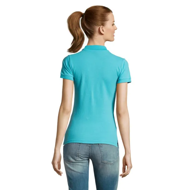 PASSION WOMEN POLO-170g atoll blue