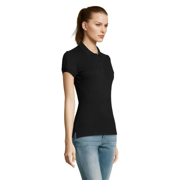 PASSION WOMEN POLO-170g Black