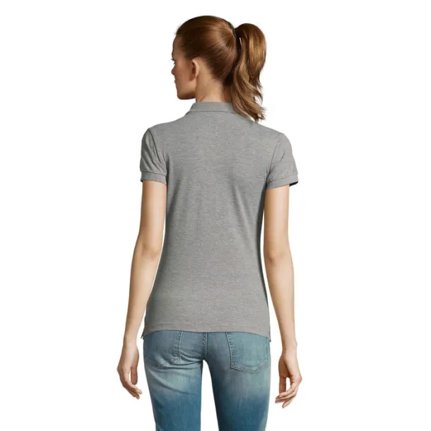 PASSION WOMEN POLO-170g Grey Melange