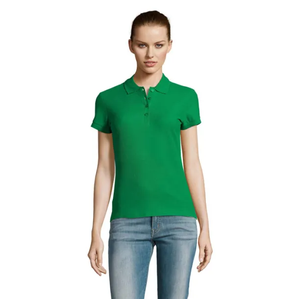 PASSION WOMEN POLO-170g Kelly zelena