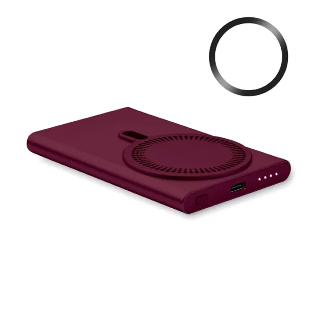 PAWTT Wireless charger power bank Burgundy