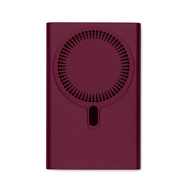 PAWTT Prijenosna baterija s bežičnim punjačem, 5 000 mAh Bordo