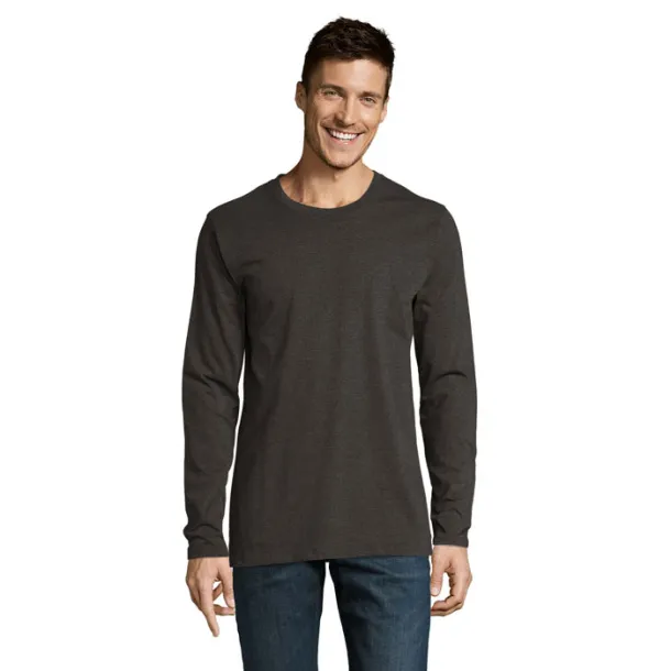 IMPERIAL LSL MEN T-Shirt190 charcoal melange