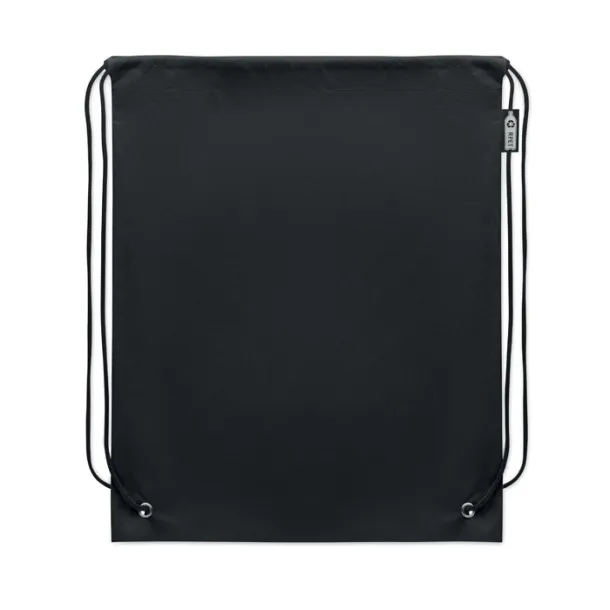 DAFFY RPET Drawstring bag RPET non-woven Black