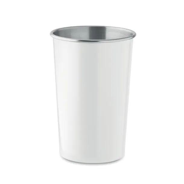 FJARD Šalica od recikliranog nehrđajućeg čelika, 350 ml Bijela