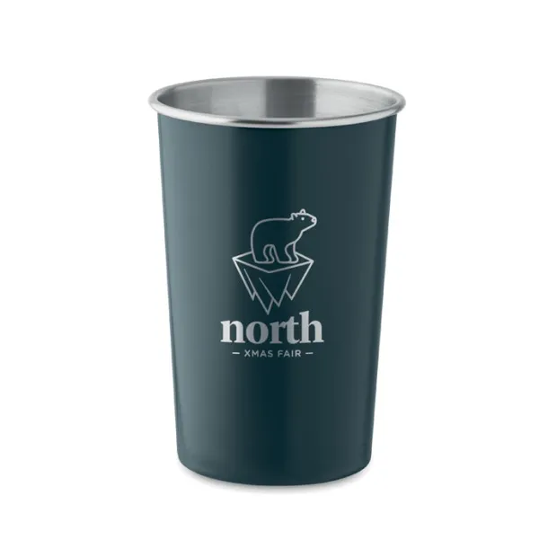 FJARD Recycled stainless steel cup French navy