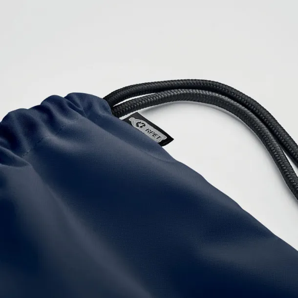 NIGHT Large drawstring bag 300D RPET Blue