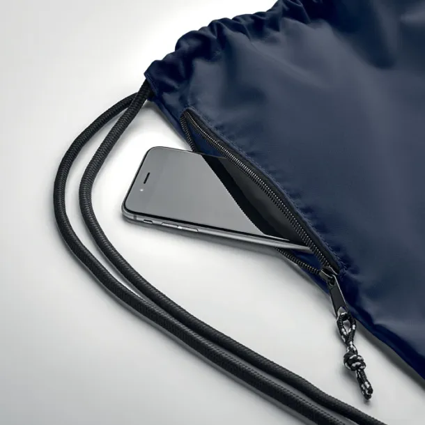 NIGHT Large drawstring bag 300D RPET Blue