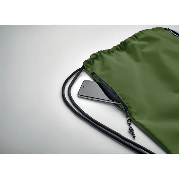 NIGHT 300D RPET velika torba s vezicama Army Green