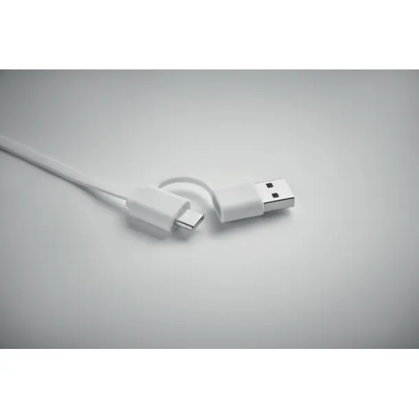 LINEA uvlačni kabel za punjenje 60W Bijela