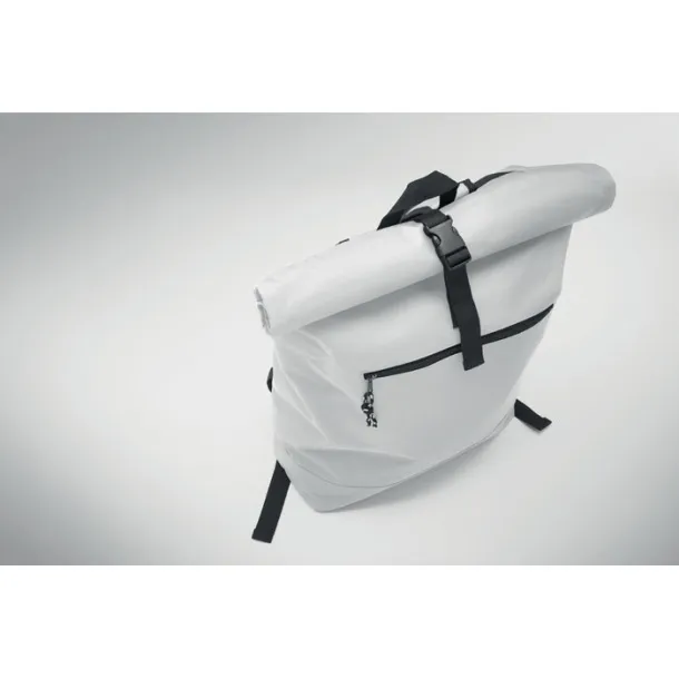 IREA rolltop ruksak od 600D poliestera za 15" laptop Bijela