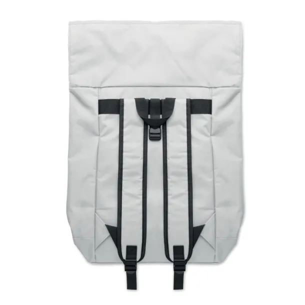IREA 600Dpolyester rolltop backpack White