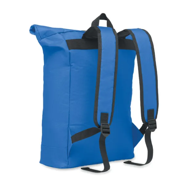 IREA rolltop ruksak od 600D poliestera za 15" laptop Kraljevski plava