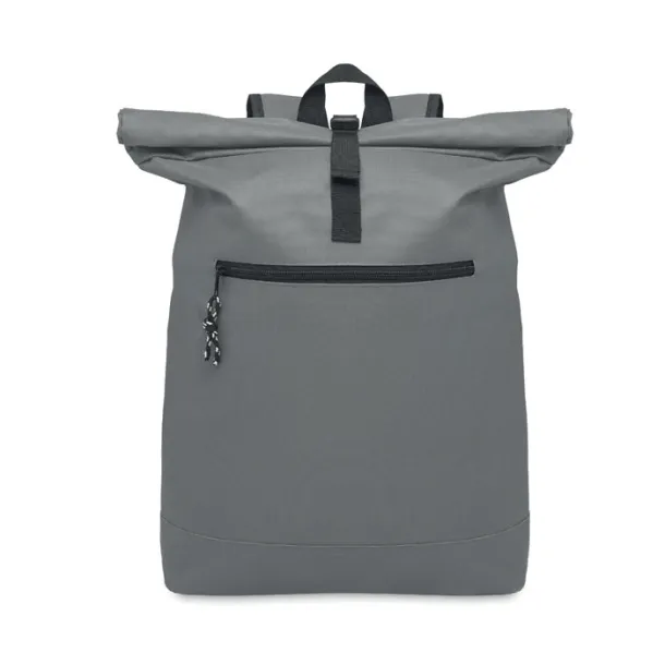 IREA 600Dpolyester rolltop backpack Stone Grey