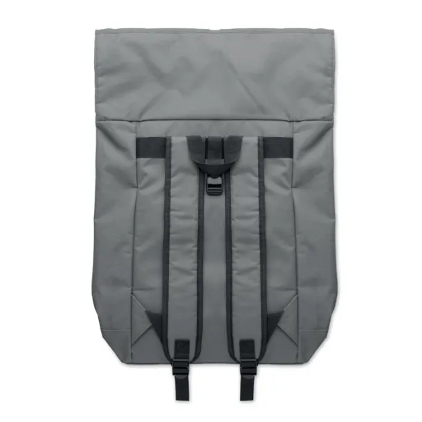 IREA rolltop ruksak od 600D poliestera za 15" laptop Stone Grey