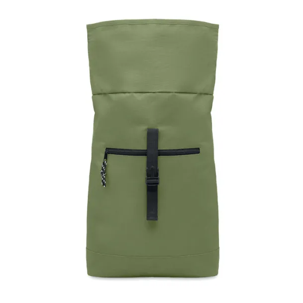 IREA 600Dpolyester rolltop backpack Army Green