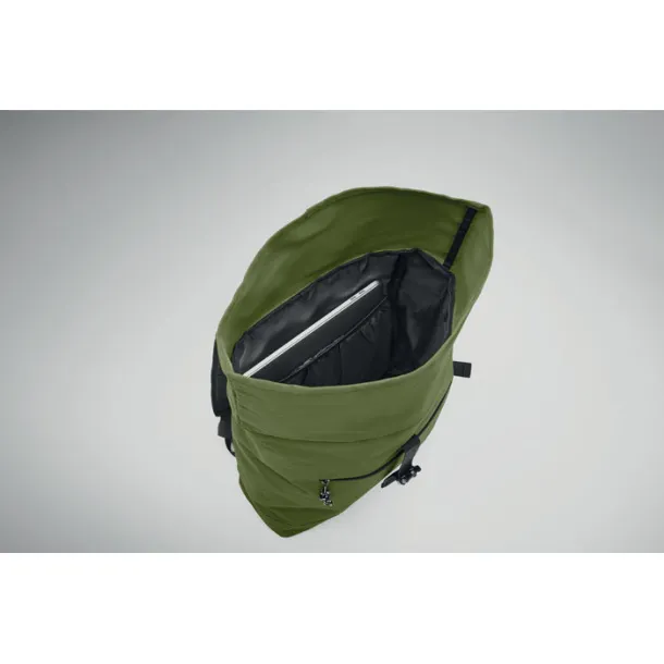 IREA rolltop ruksak od 600D poliestera za 15" laptop Army Green
