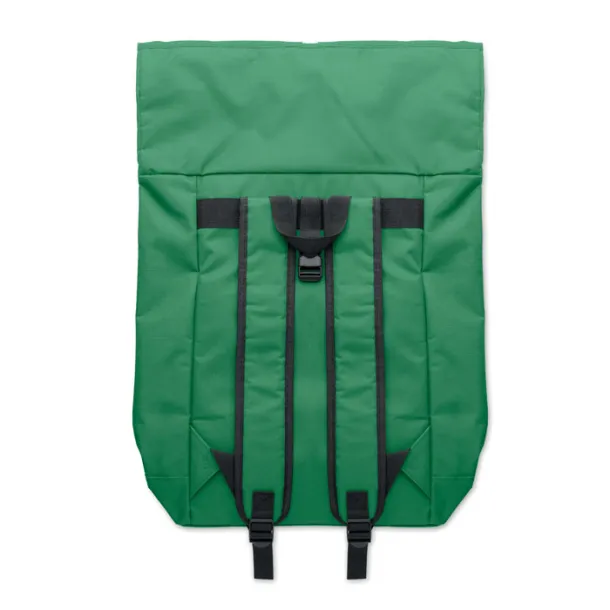 IREA 600Dpolyester rolltop backpack Dark Green