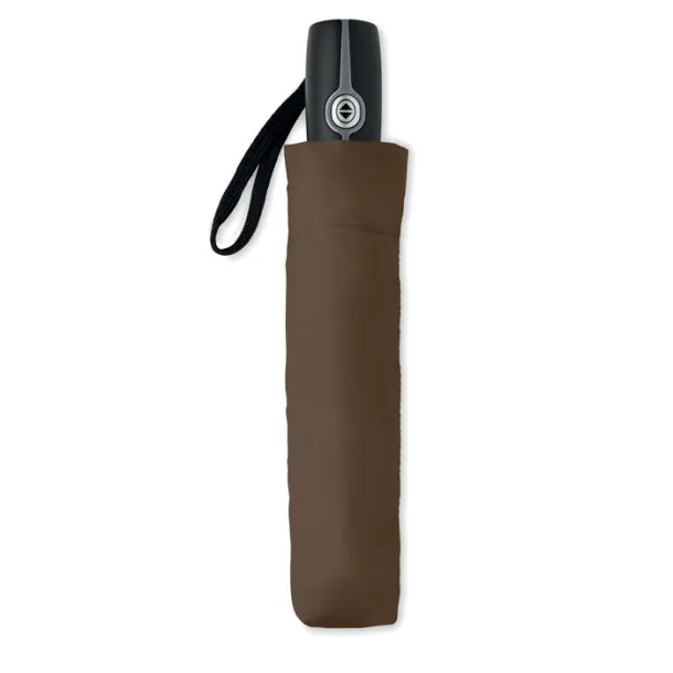 GENTLEMEN Luxe 21" storm umbrella Brown
