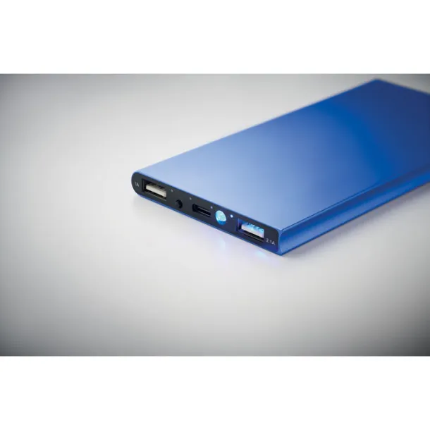 POWERFLAT8C Power bank 8000 mAh Royal blue