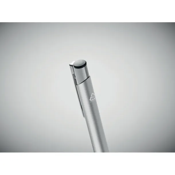 DONA Kemijska olovka od recikliranog aluminija Srebrna