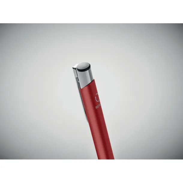 DONA Kemijska olovka od recikliranog aluminija Crvena