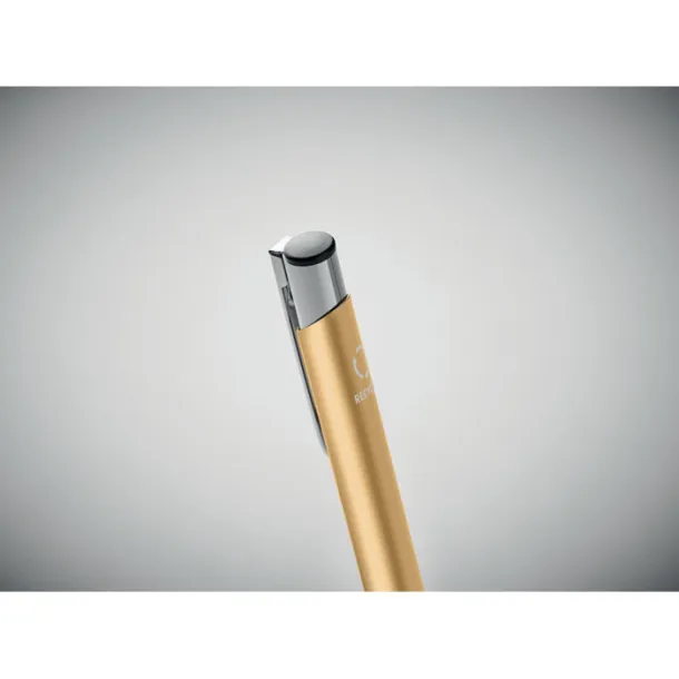 DONA Kemijska olovka od recikliranog aluminija Zlatna
