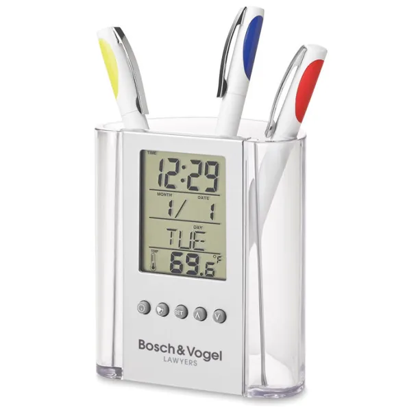 PRODIGY Penholder with calendar Transparent