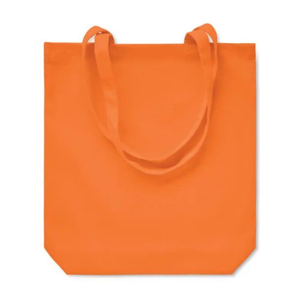 RASSA COLOURED Platnena torba za kupovinu, 270 g/m² Narančasta