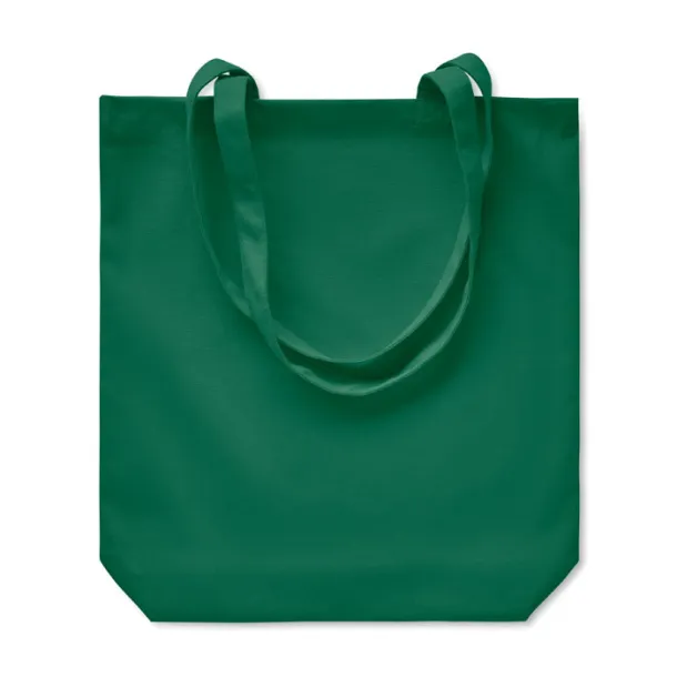 RASSA COLOURED Platnena torba za kupovinu, 270 g/m² Dark Green