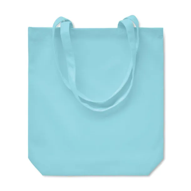 RASSA COLOURED 270 gr/m² Canvas shopping bag Baby Blue