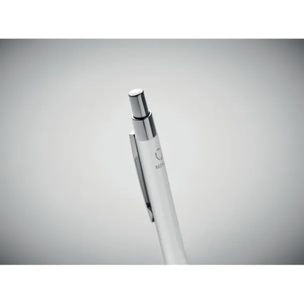 DANA Kemijska olovka od recikliranog aluminija Bijela