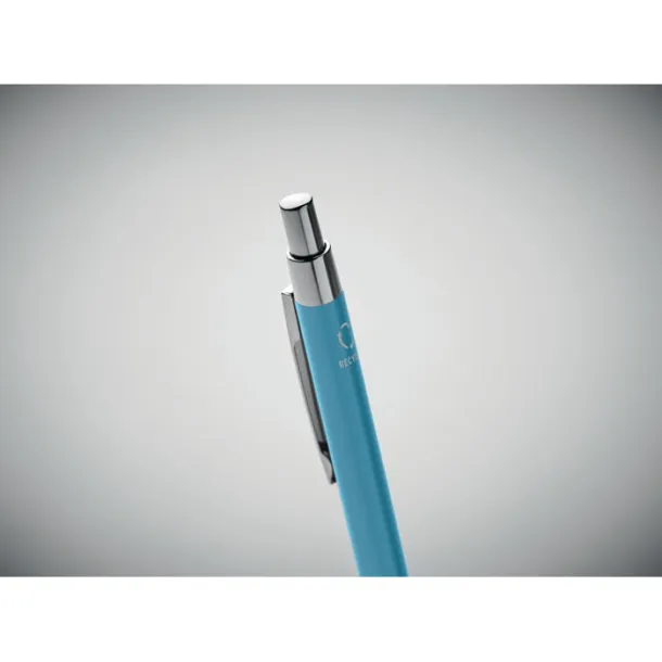 DANA Recycled aluminium ball pen Turquoise