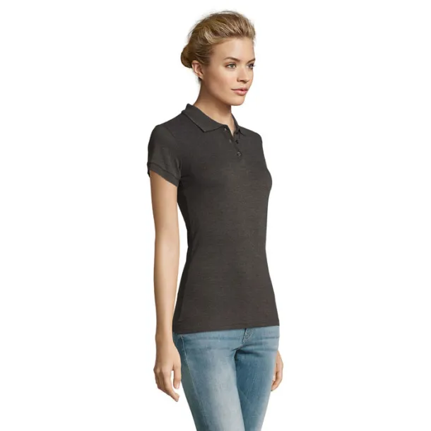 PERFECT WOMEN Ženska Polo majica - 180g charcoal melange