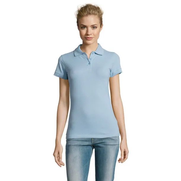 PERFECT WOMEN Ženska Polo majica - 180g Nebeski plava