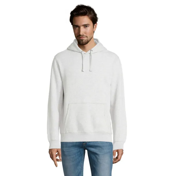 SPENCER MEN majica s kapuljačom 280g Pepeljasta